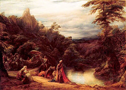Halt by the Jordan, 1840, John Linnell