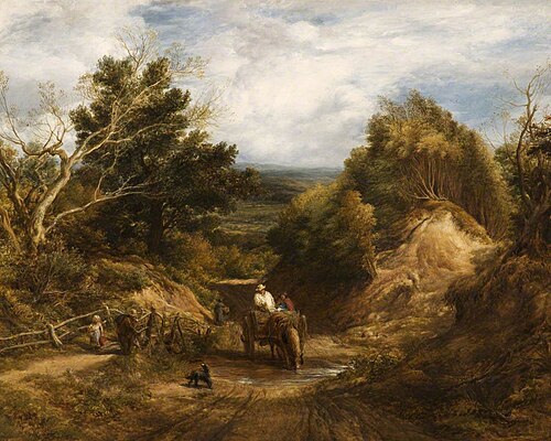 Crossing the Brook, 1849, John Linnell