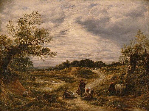 Hampstead Heath, 1855, John Linnell