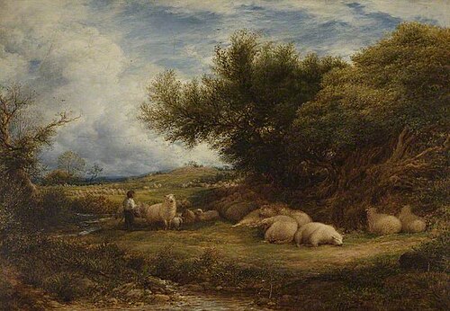 Storm Coming over the Sussex Downs, 1854, John Linnell