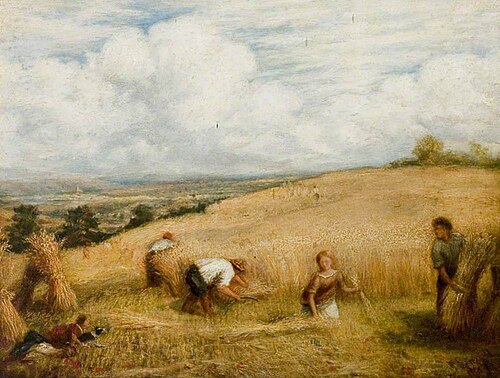 Harvesting, 1857, John Linnell