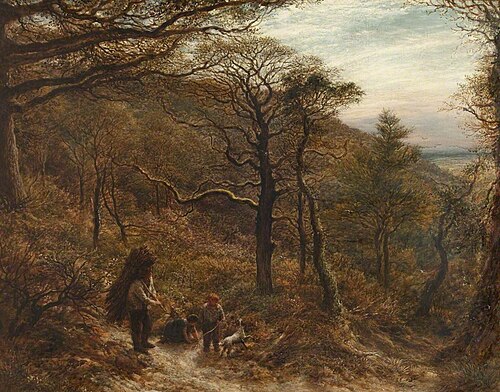 The Woodcutter's Return, 1859, John Linnell