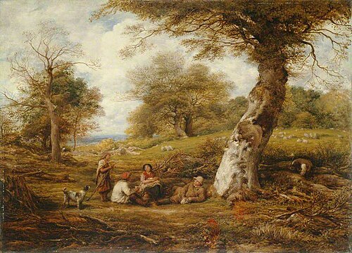 Mid-Day Rest, 1863, John Linnell