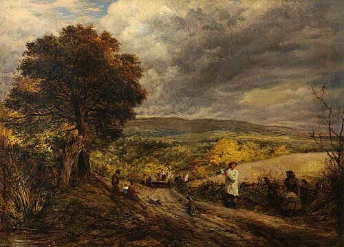 Gathering Storm, 1864, John Linnell