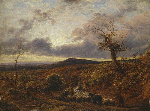 Leith Hill, Surrey, 1864, John Linnell