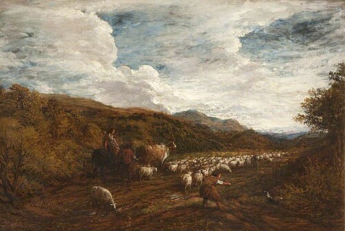 The Vale of Dolwyddelan, as it was in 1814, 1868, John Linnell