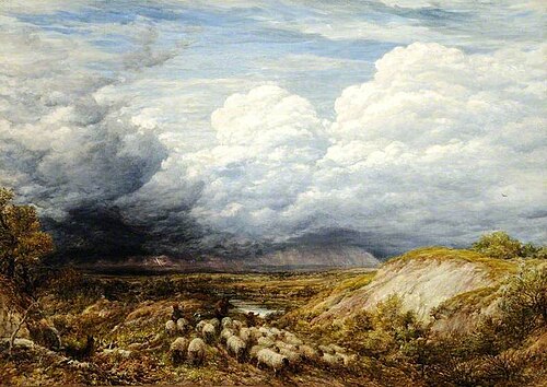 Landscape with Sheep, 1869, John Linnell