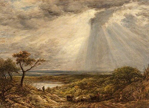 Downward Rays, 1872, John Linnell