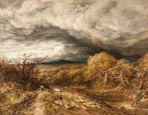 A Coming Storm, 1873, John Linnell