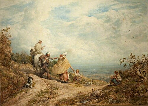 Pointing Out the Way, 1874, John Linnell