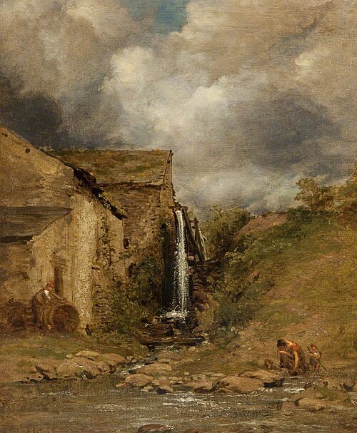 An Overshot Mill, 1855, John Linnell
