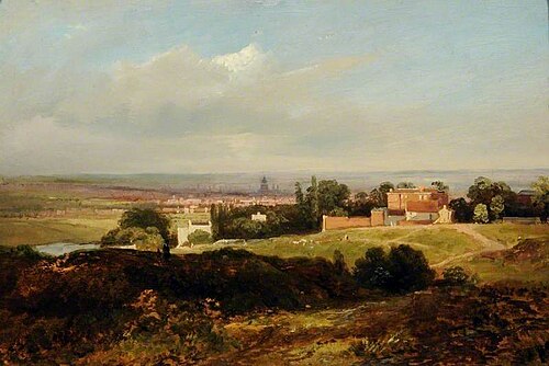 A View of Hampstead Heath, London, , John Linnell
