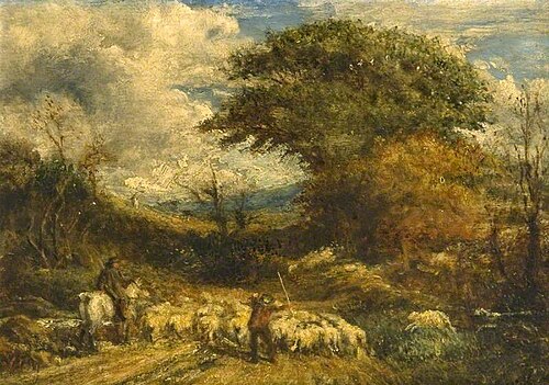 Driving Sheep, Surrey, , John Linnell