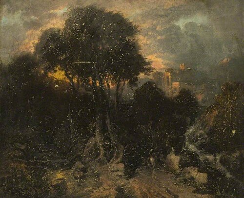 The Belated Traveller, , John Linnell