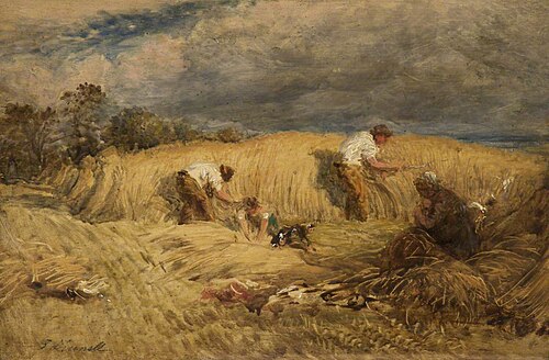 Harvest Scene, , John Linnell
