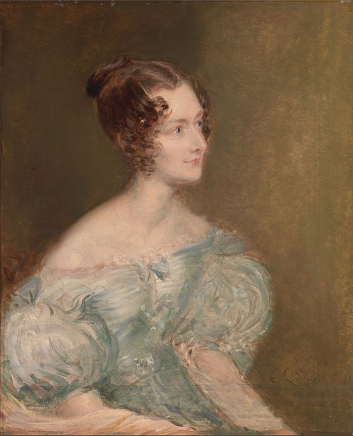 Portrait of a Woman, Probably Mrs. Price of Rugby, 1835, John Linnell
