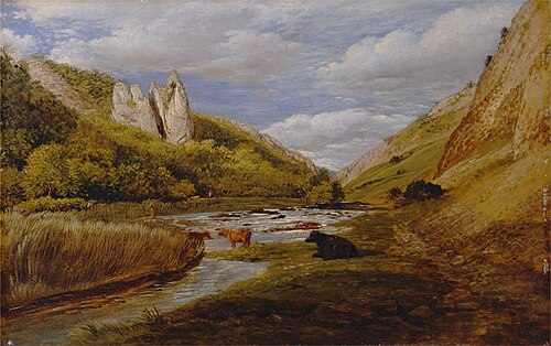 In Dovedale, 1814, John Linnell