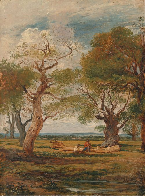 Landscape with Figure, 1816, John Linnell