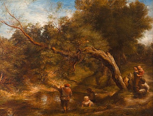 The Fishing Party, 1851, John Linnell