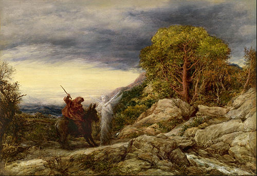 The Prophet Balaam and the Angel, 1859, John Linnell
