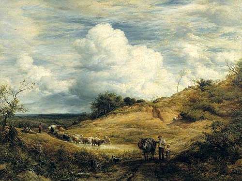 The Sandpits, 1856, John Linnell