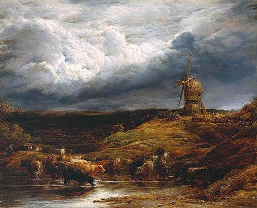 Landscape(‘The Windmill’), 1844, John Linnell