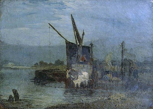 Leading a Barge, 1806, John Linnell