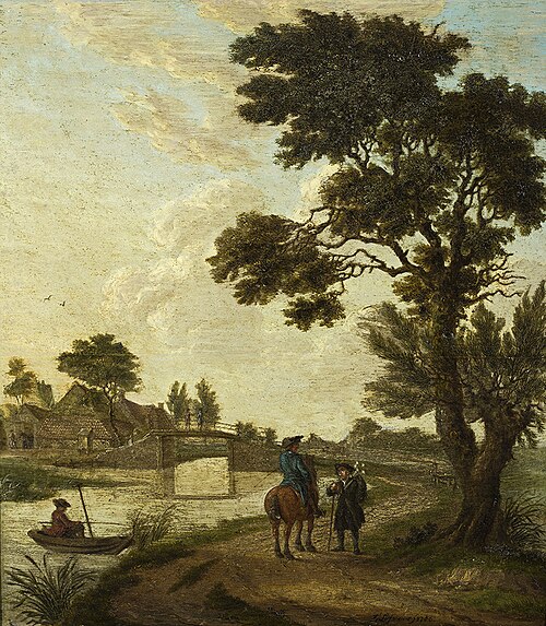 Landschap, 1786, Hendrik Lofvers