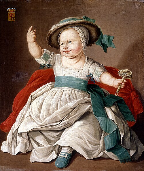 Edzard Jacob Lewe, op 1-jarige leeftijd, 1784, Hendrik Lofvers