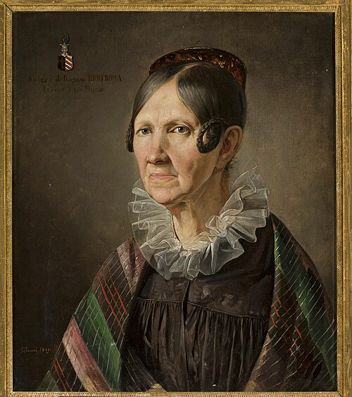 Portrait of Rachela Romer née de Raes, 1849, Ivan Khroutski