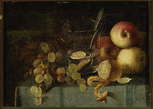 Nature morte avec un verre., 1835, Ivan Khroutski