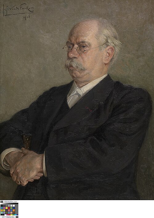 Portrait of Julius Sabbe, 1906, Jef van de Fackere