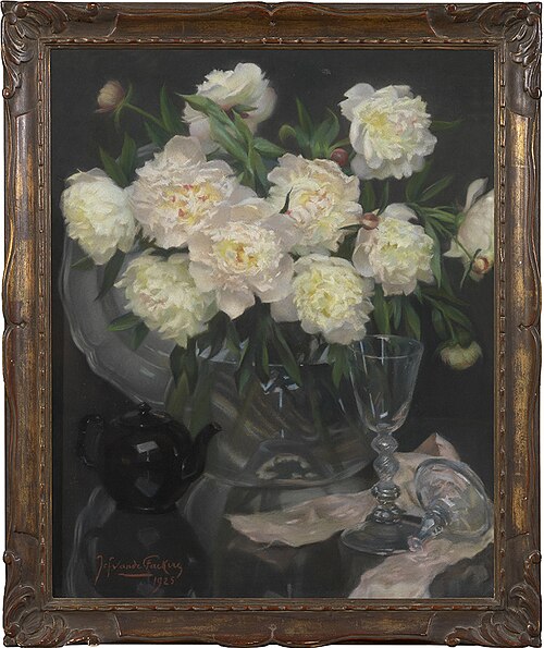 Pioenrozen, 1925, Jef van de Fackere