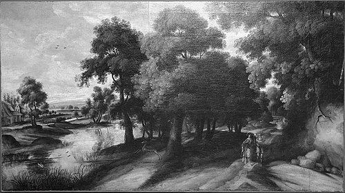 Hagar and the Angel in the Wilderness, 1660, Jan Coxie