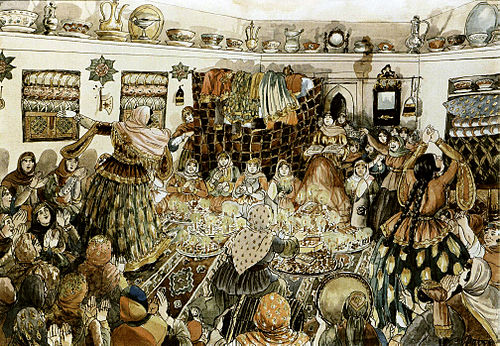 Women wedding, 1930, Äzim Äzimzadä