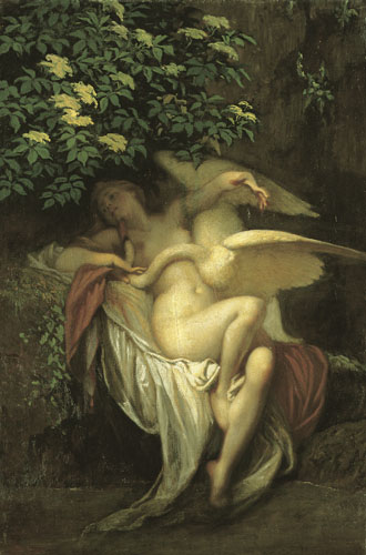 Leda with the Swan (A), 1880, Bertalan Székely