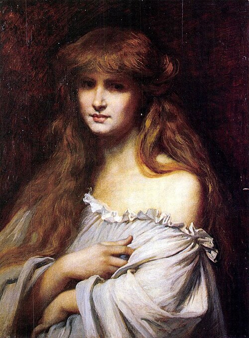 Red-haired woman, 1880, Bertalan Székely