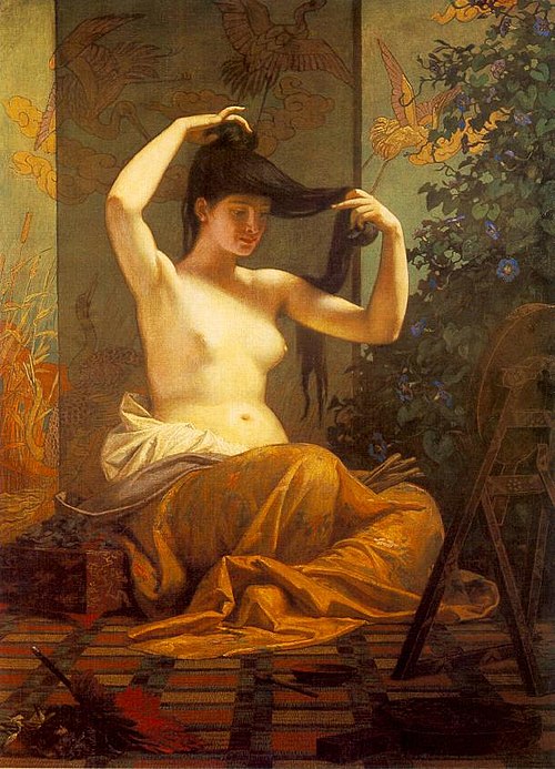 Femme japonaise, 1871, Bertalan Székely