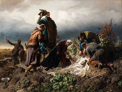 The Discovery of the Corpse of King Louis II, 1860, Bertalan Székely