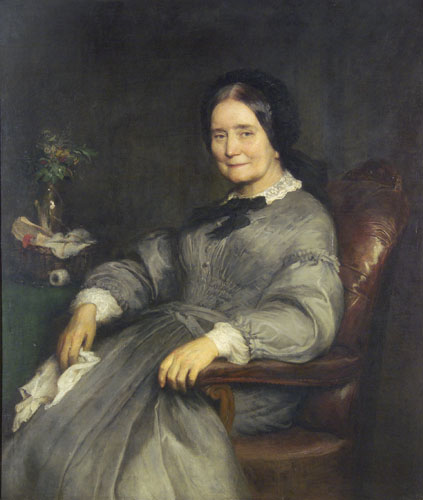 Portrait of Mrs. Rudolf Fuchs (Portrait of Mrs. Keresztély), 1860, Bertalan Székely