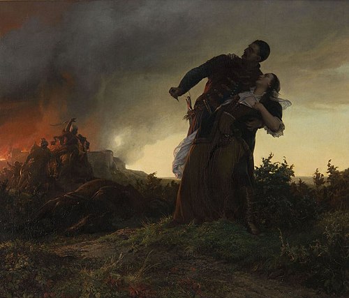Mihály Dobozi and his Wife, 1861, Bertalan Székely