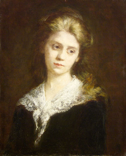 Young Woman with her Hair Untied, 1870, Bertalan Székely
