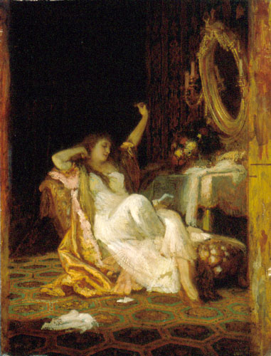 Woman Stretching, 1870, Bertalan Székely