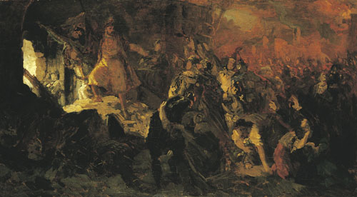 Zrínyi's Charge, 1880, Bertalan Székely