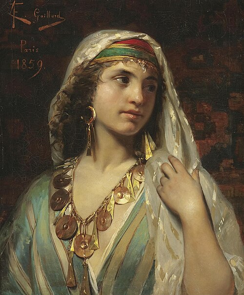 Odalisque, 1859, Claude-Ferdinand Gaillard
