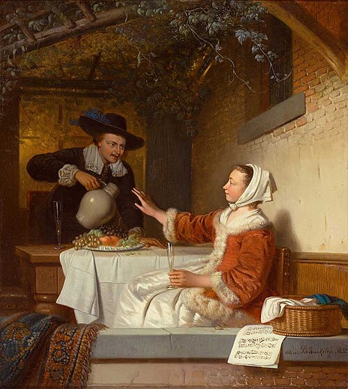 Genreszene, 1855, Adrien de Braekeleer