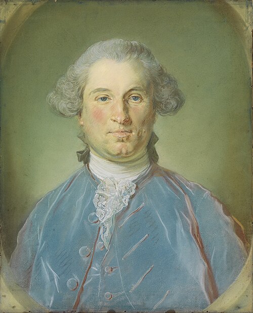 Brustbild eines Herren, , Jean-Baptiste Perronneau