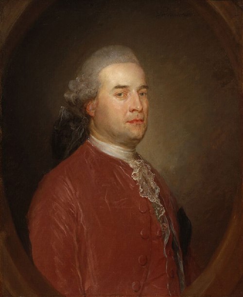 Portrait d'un homme au manteau rouge, 1772, Jean-Baptiste Perronneau