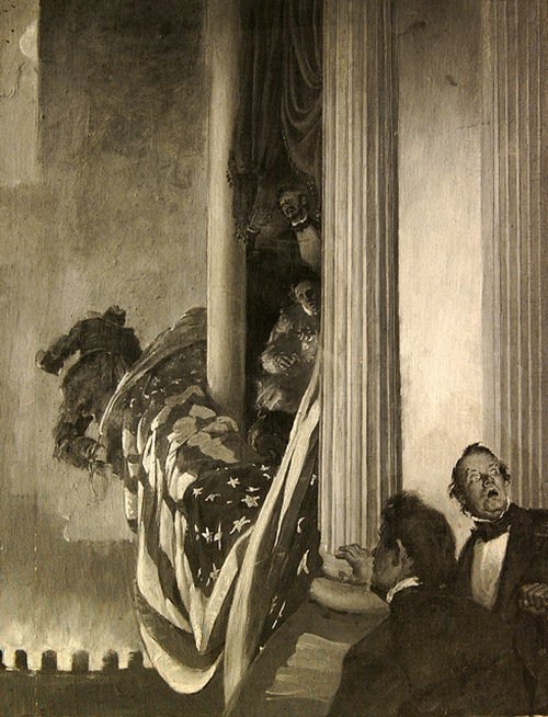The Assassination of Lincoln, 1890, Jay Hambidge