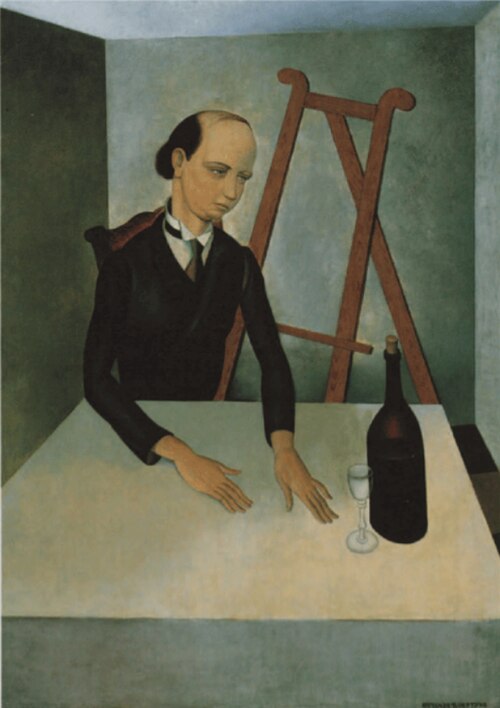 The temptation (Self-portrait), 1925, Gustave Van de Woestijne